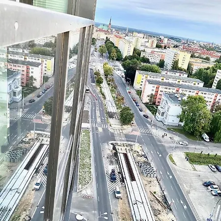 아파트 Luksusowy Z Widokiem, Basenem I Sauna Hanza Tower *