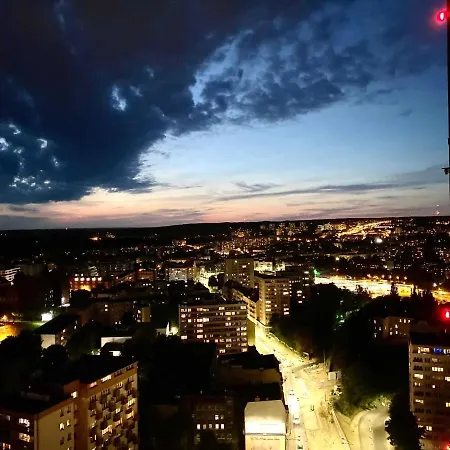 דירה Luksusowy Z Widokiem, Basenem I Sauna Hanza Tower *