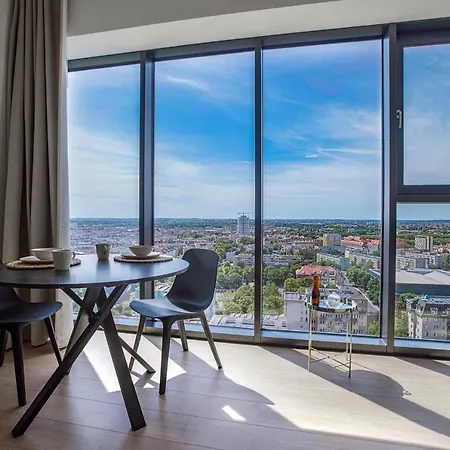 Luksusowy Z Widokiem, Basenem I Sauna Hanza Tower Appartamento Stettino
