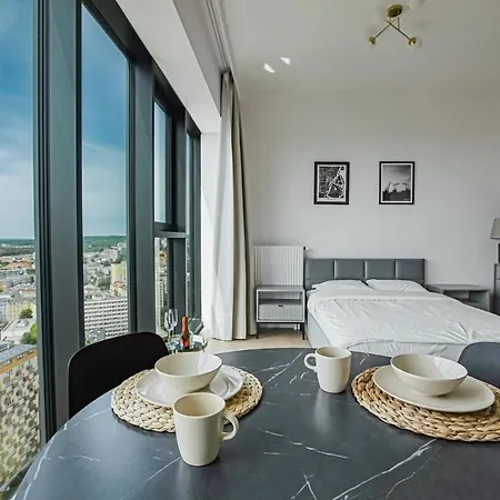 Luksusowy Z Widokiem, Basenem I Sauna Hanza Tower 아파트 슈체친