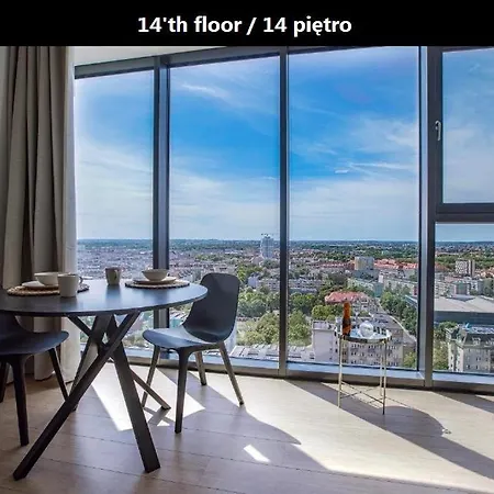 דירה Luksusowy Z Widokiem, Basenem I Sauna Hanza Tower