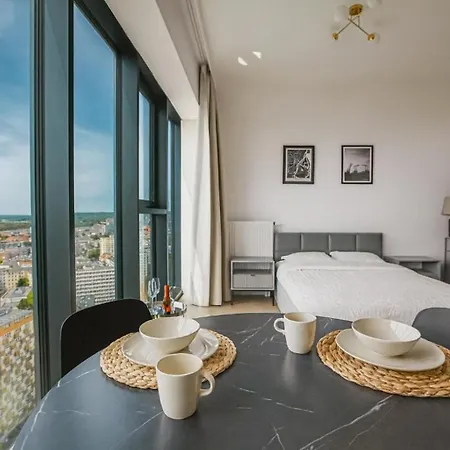 Luksusowy Z Widokiem, Basenem I Sauna Hanza Tower Apartment *