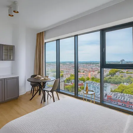 Appartamento Luksusowy Z Widokiem, Basenem I Sauna Hanza Tower Stettino