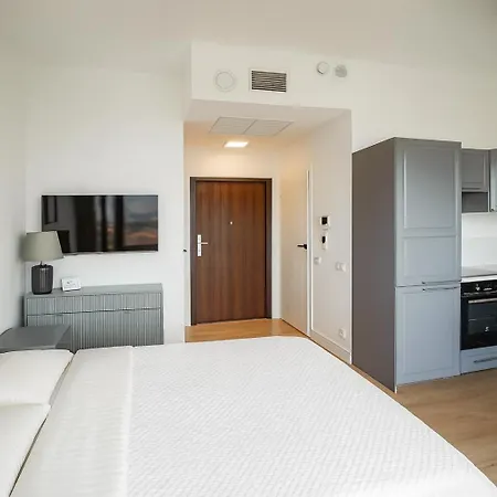Appartamento Luksusowy Z Widokiem, Basenem I Sauna Hanza Tower Stettino