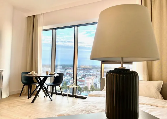 Luksusowy Z Widokiem, Basenem I Sauna Hanza Tower Appartement *