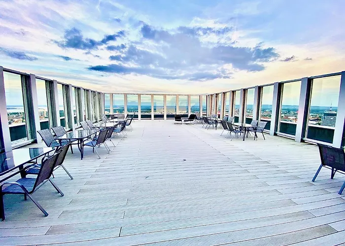 Apartman Luksusowy Z Widokiem, Basenem I Sauna Hanza Tower