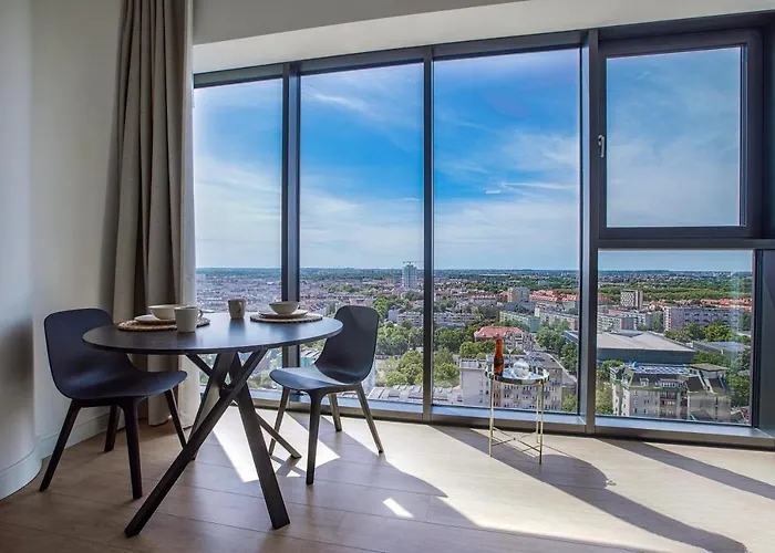Luksusowy Z Widokiem, Basenem I Sauna Hanza Tower Apartman Szczecin