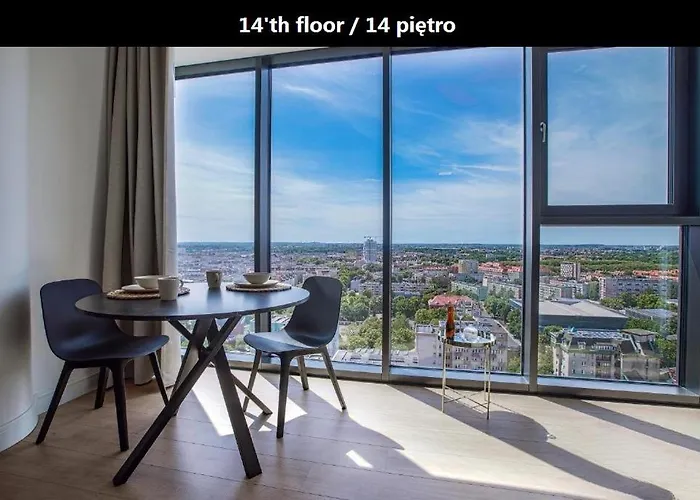 Apartman Luksusowy Z Widokiem, Basenem I Sauna Hanza Tower