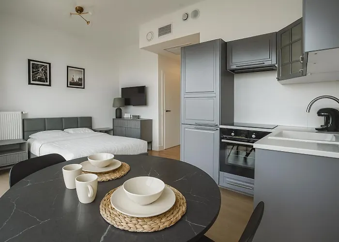 Luksusowy Z Widokiem, Basenem I Sauna Hanza Tower