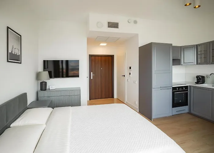 Apartment Luksusowy Z Widokiem, Basenem I Sauna Hanza Tower Szczecin